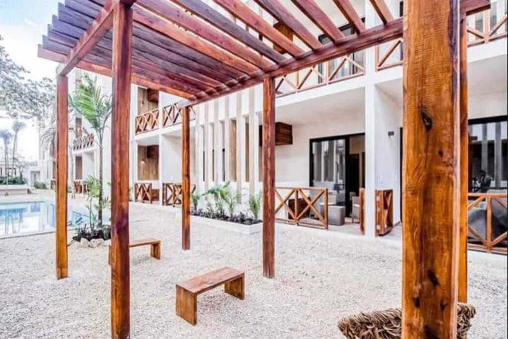 Smart Depas Elegante Apartamento Estudio Totalmente Equipado تولوم المظهر الخارجي الصورة